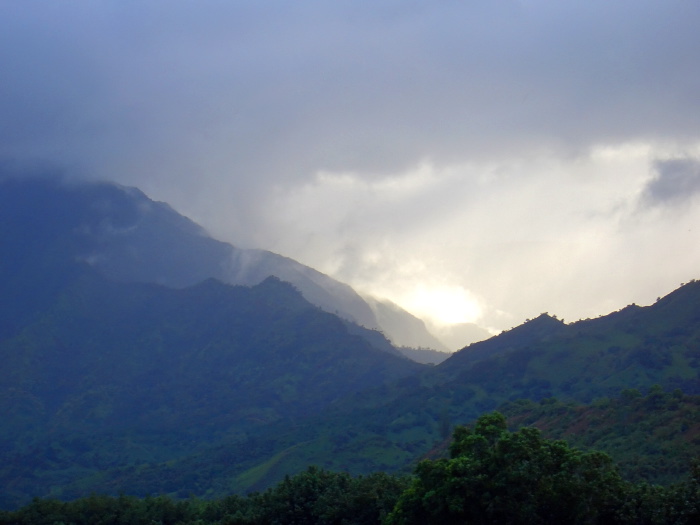 mountain sunset