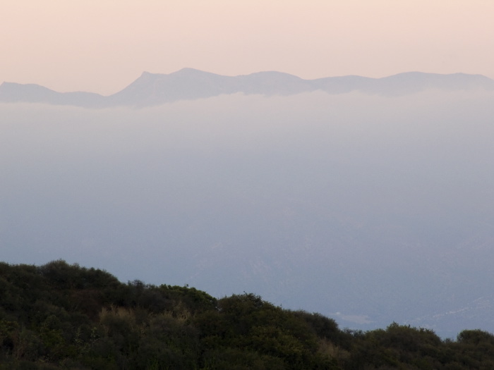 sunset clouds mountain