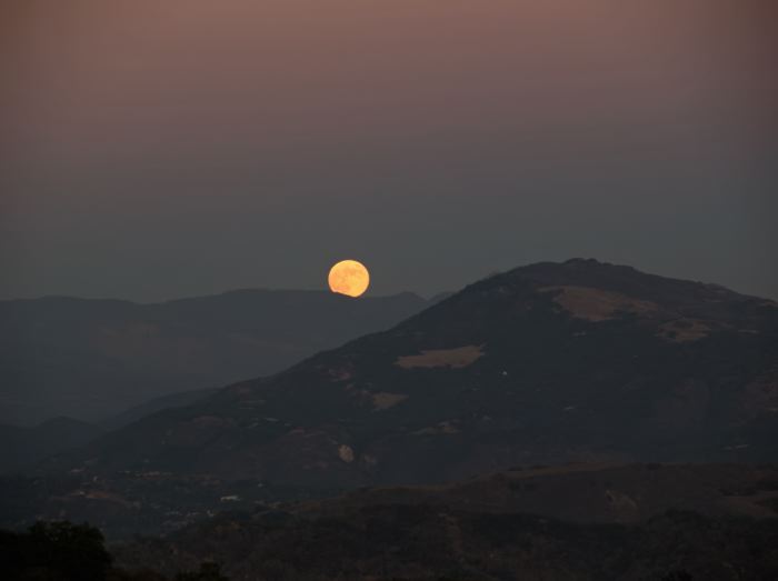 mountain moon