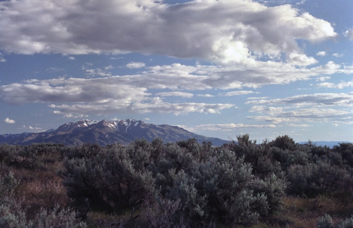 mountain desert clouds