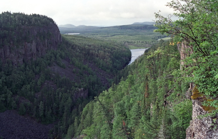 woods mountain lake