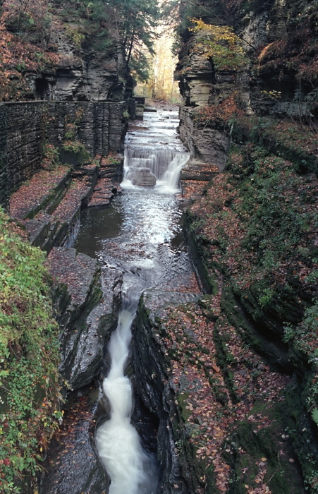 waterfall rock river