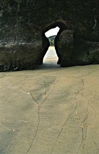 sea sand rock