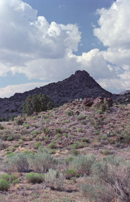 mountain desert clouds