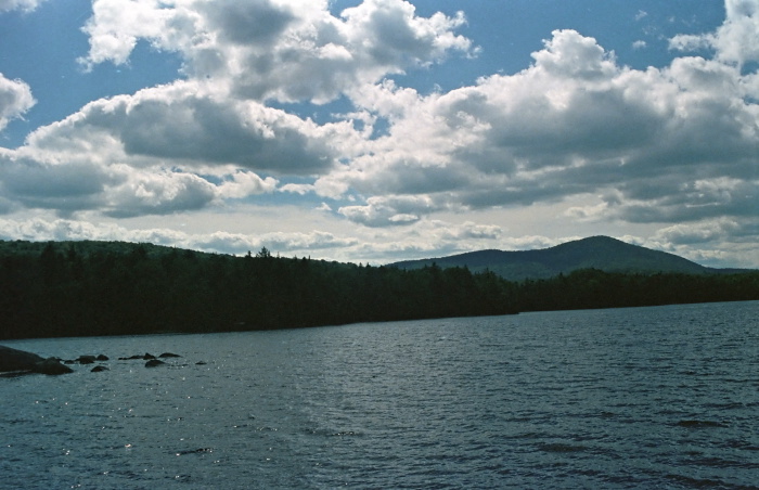 clouds lake